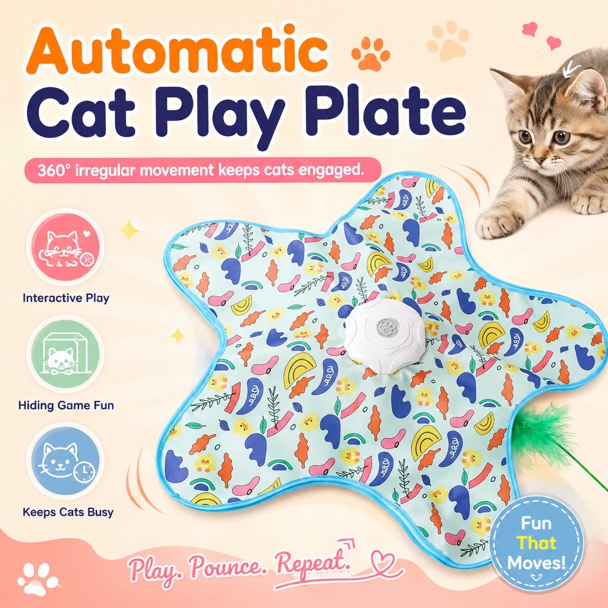 Engage Your Cat’s Natural Hunting Instincts with the Ultimate Hide & Seek Toy!