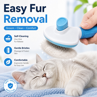 Pet Dog Hair Brush Cat Comb Grooming And Care Cat Brush Stainless Steel Comb For Long Hair Dogs Cleaning Pets Dogs Accessories