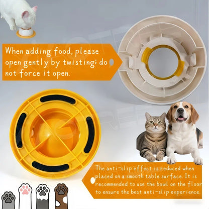 Pet Licking Bowl – Slow Feeder & Interactive Lick Toy for Dogs & Cats