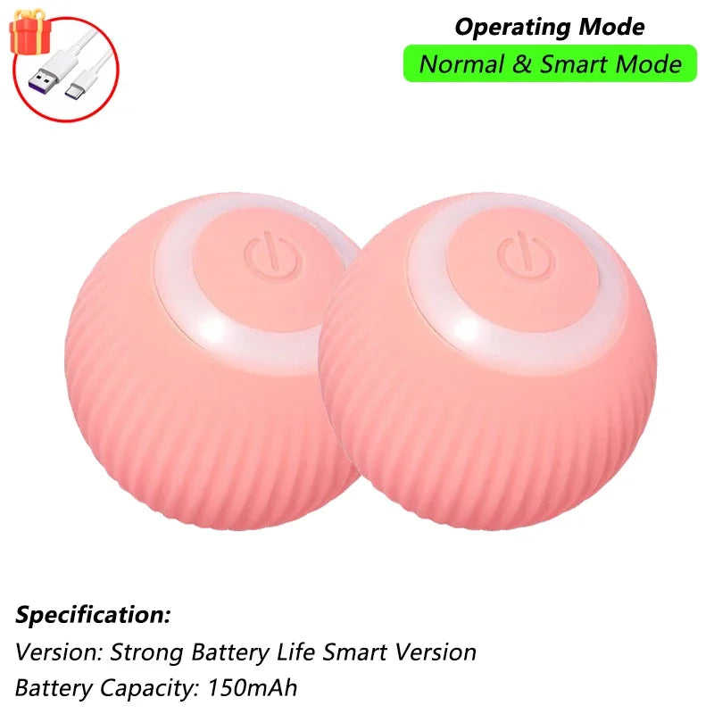 Nexivo™ Interactive Rolling Ball Toy – Rechargeable Smart Pet Chase Ball