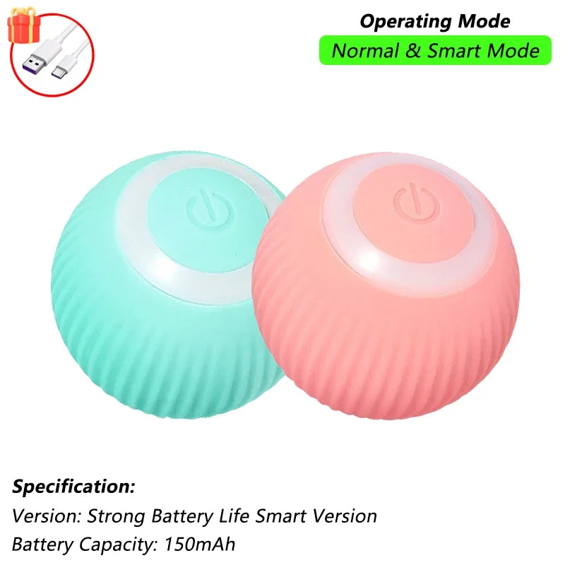 Nexivo™ Interactive Rolling Ball Toy – Rechargeable Smart Pet Chase Ball