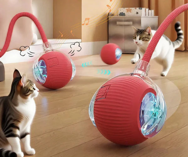 Nexivo™ Interactive Rolling Ball Toy – Rechargeable Smart Pet Chase Ball