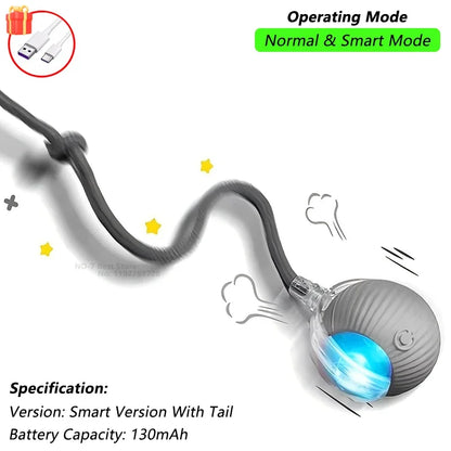Nexivo™ Interactive Rolling Ball Toy – Rechargeable Smart Pet Chase Ball