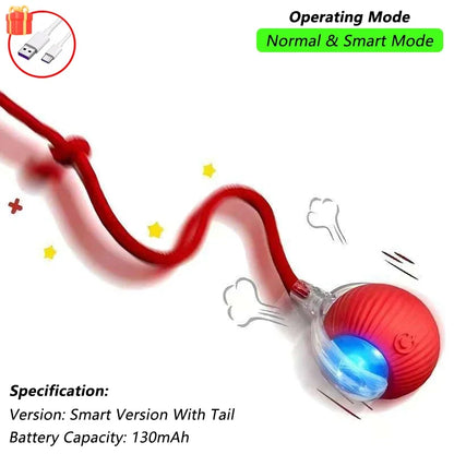 Nexivo™ Interactive Rolling Ball Toy – Rechargeable Smart Pet Chase Ball