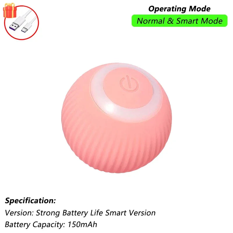 Nexivo™ Interactive Rolling Ball Toy – Rechargeable Smart Pet Chase Ball