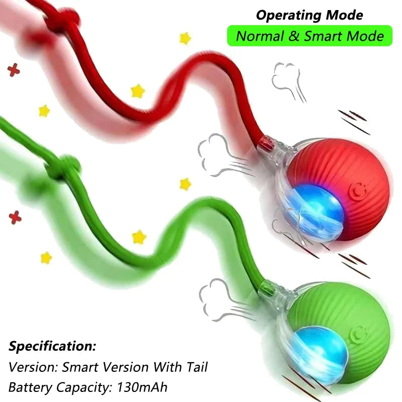 Nexivo™ Interactive Rolling Ball Toy – Rechargeable Smart Pet Chase Ball