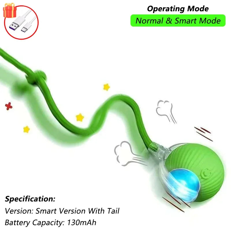 Nexivo™ Interactive Rolling Ball Toy – Rechargeable Smart Pet Chase Ball