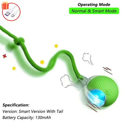 Nexivo™ Interactive Rolling Ball Toy – Rechargeable Smart Pet Chase Ball